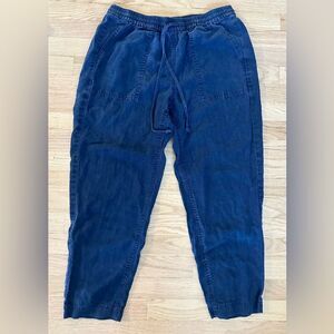 J. Crew Seaside Pants in Linen Blend M